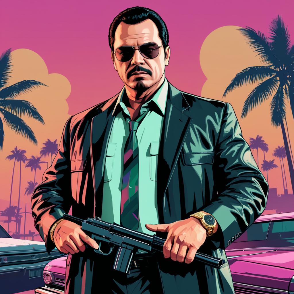 Powerful Drug Lord in GTA Style