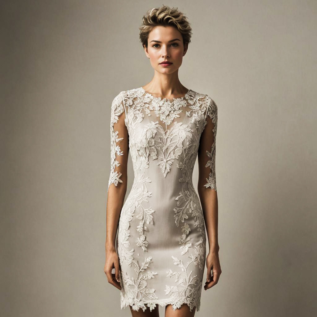 Stylish Fashion Shoot with Embroidered Dress