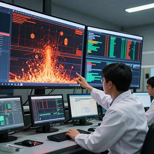 Futuristic Control Room Crisis