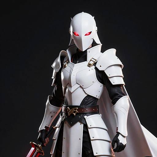 Hyper Realistic Cybersamurai Warrior