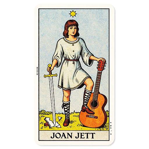 Joan Jett Tarot Card Design