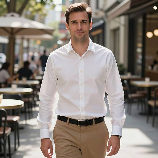 Confident Man in Urban Setting