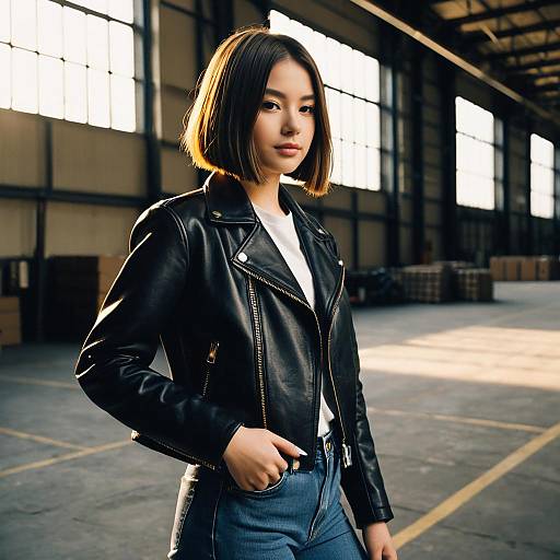 A-Line Bob Teen Fashion Editorial