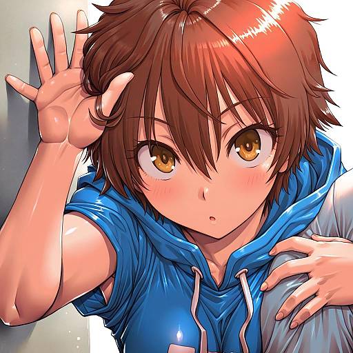 Illustration of Amamiya hibiya, kagerou project in the style of Amania orz