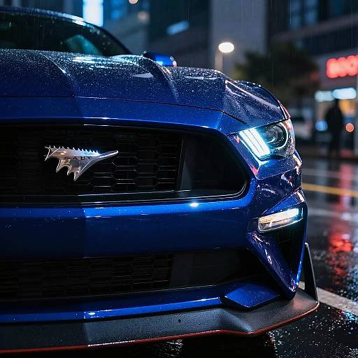 Neon Lit Saleen Mustang Grille