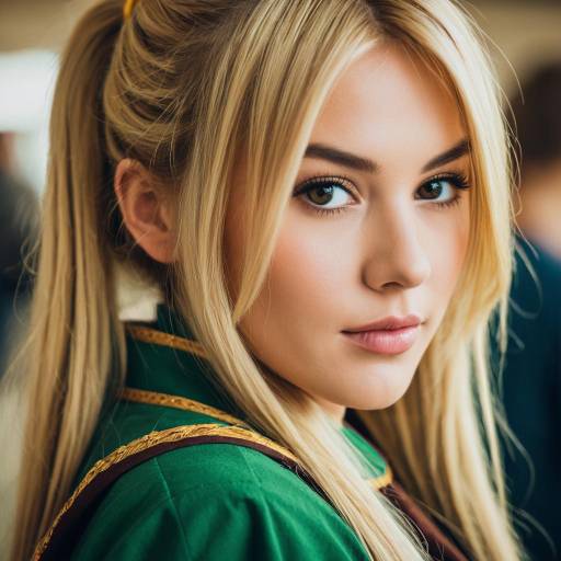 Lifestyle costume photo of Alisha diphda. Cosplay clothes