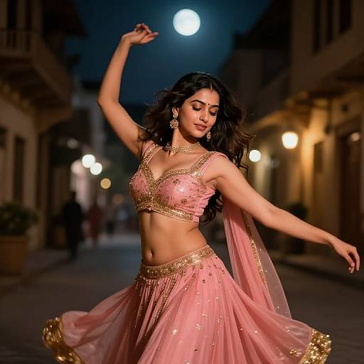 Glamorous AI Bollywood Actress Portrait