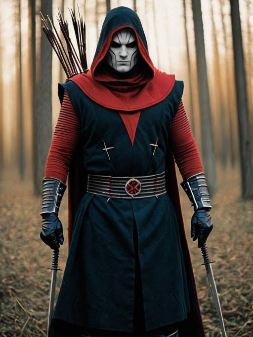 Man in Needles Kane Cosplay Costume