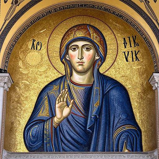 Hagia Sophia Virgin Mary Mosaic