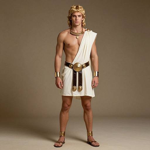 Male Zeus Costume in Greco-Roman Style