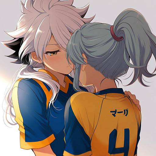 Illustration of Hakuryuu (inazuma eleven), inazuma eleven (series) in the style of Poprication