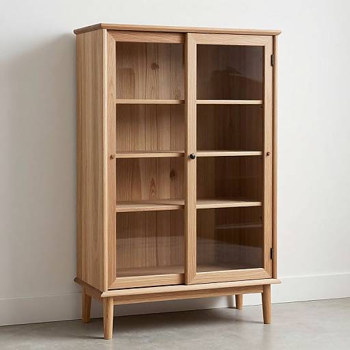 Scandinavian Teak Wood Cabinet Design