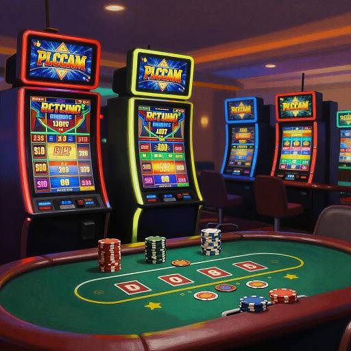 Vibrant Neon Casino Color Palette