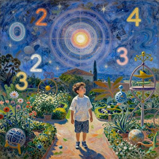 Monet-Inspired Cosmic Garden Adventure