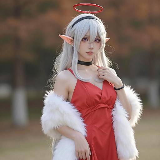 Lifestyle costume photo of Mutsuki (dress) (blue archive). Cosplay clothes