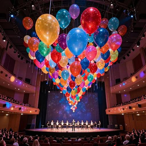 Celestial Balloon Spectacle in Concert Hall