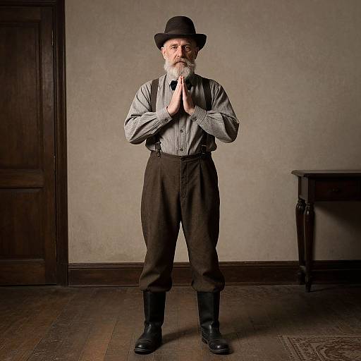 Old Man in Strange Costume