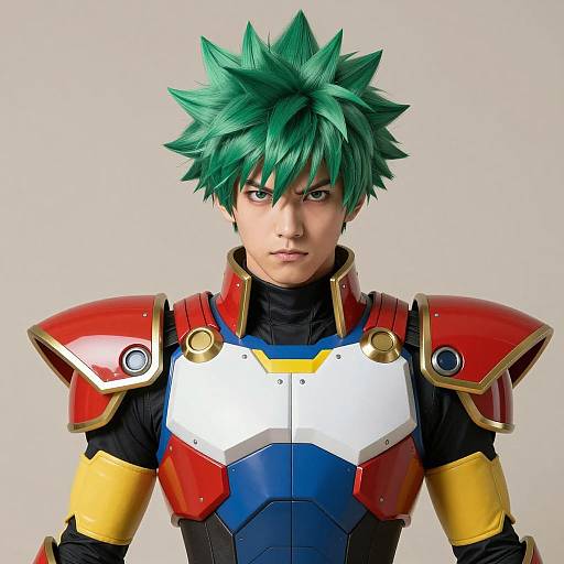 Dynamic Male Hero Academia Cosplay Art