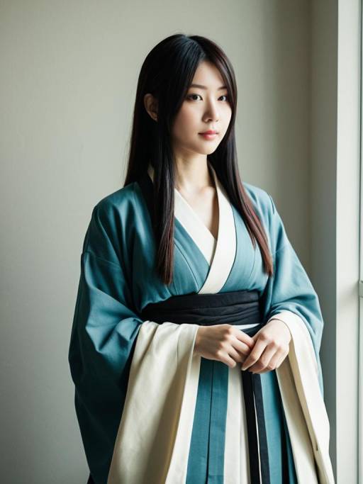 Woman in Traditional Four Murasame Costume