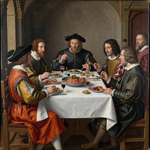 Renaissance Feast with Guests