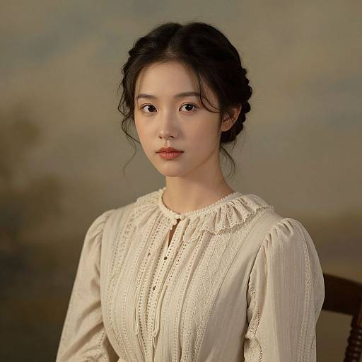 Victorian-Style Digital Portrait