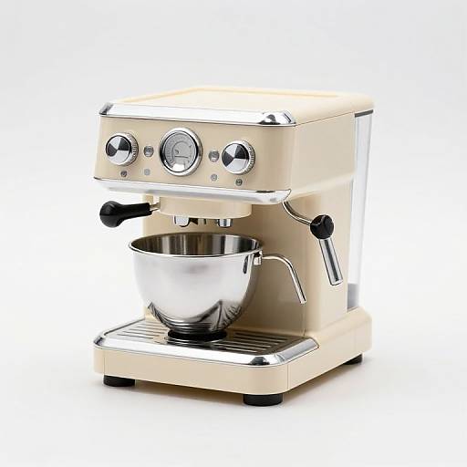 Retro Beige Miniature Coffee Machine
