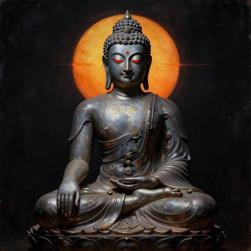 Hyper Realistic Kali Yuga Buddha Art