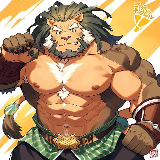 Illustration of Arsalan (housamo), tokyo afterschool summoners in the style of Jingai modoki