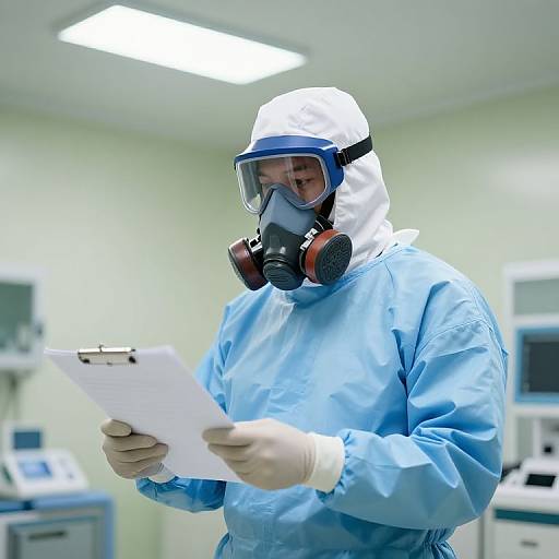 Healthcare Worker in Full PPE