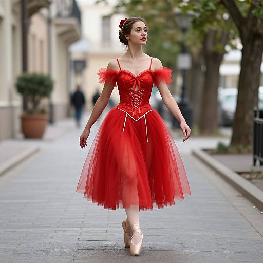 Romantic Ballet Costume Walk
