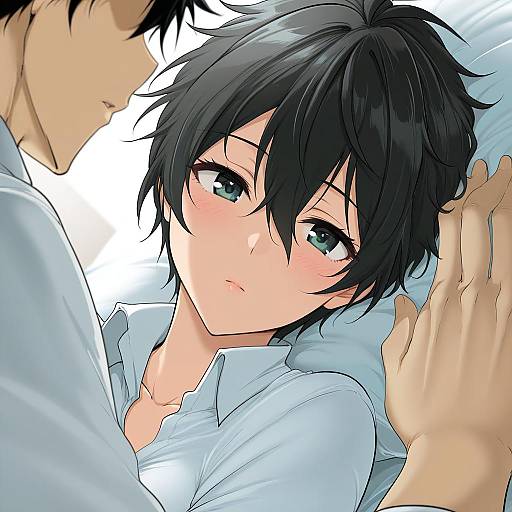 Illustration of Murata ugetsu, given in the style of Momio