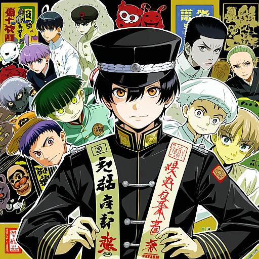 Illustration of Hanako (jibaku shounen hanako-kun), jibaku shounen hanako-kun in the style of Marisasu (marisa0904)