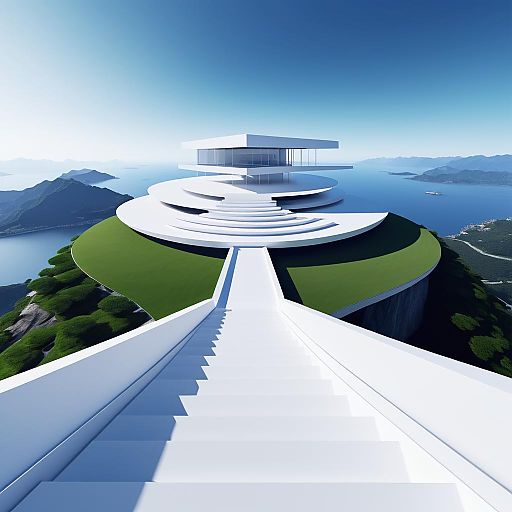 Floating Mountain Art Museum in VR Floating Mountain Art Museum in VR