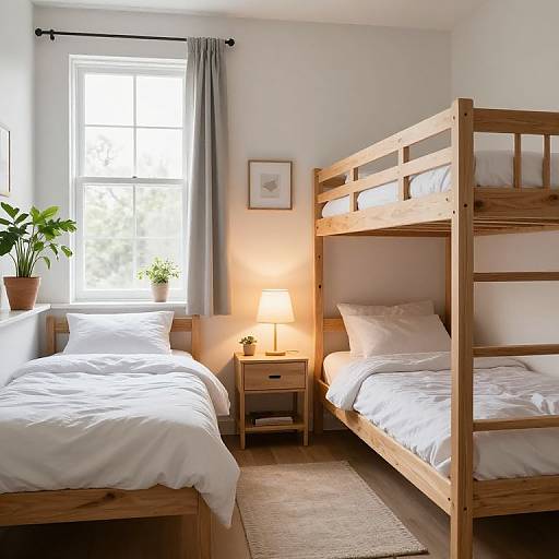 Cozy Kids' Bedroom with Bunk Bed
