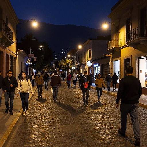 Nightlife in Downtown Santiago Chile