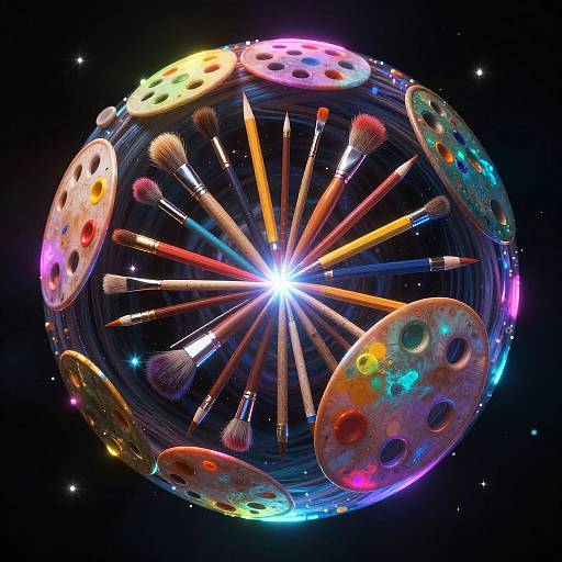 Mystical Orb of Artistic Tools
