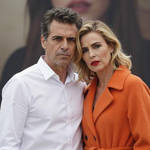 Intimate Portrait of a Middle-Aged Couple