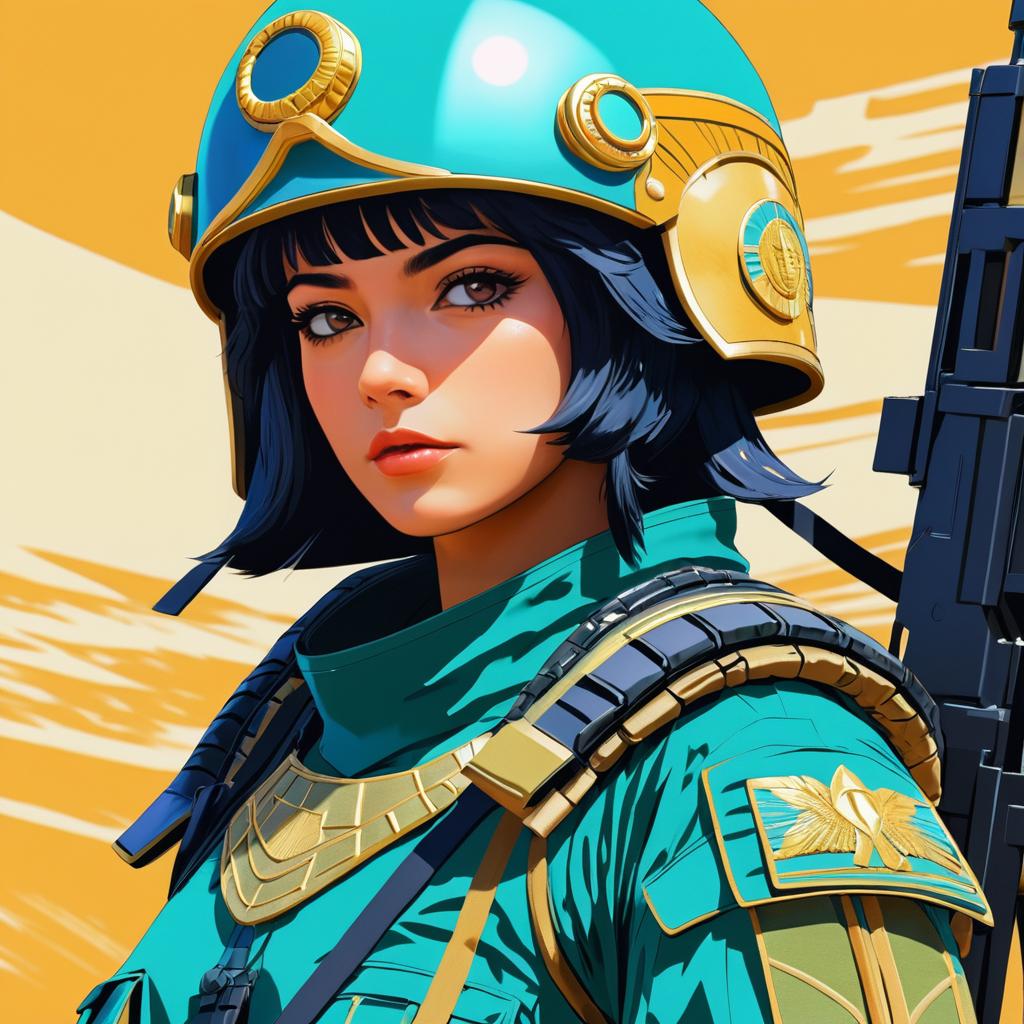 Cleopatra as a Fearless Special Forces Soldier