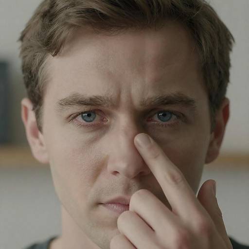 Focused Man in Natural Lighting