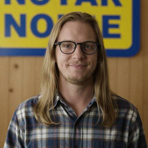 Casual Portrait of a Smiling Man