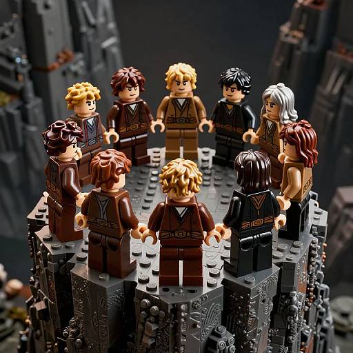 Lego Fellowship Hanging Off Cliff