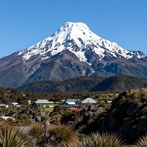 Scenic Mt Taranaki Landscape