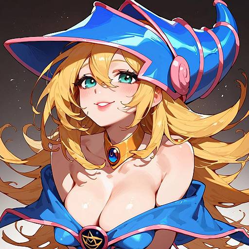 Curvy Dark Magician Girl Portrait
