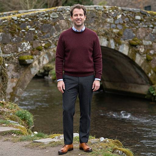 Refined Man by Mossy Stone Bridge