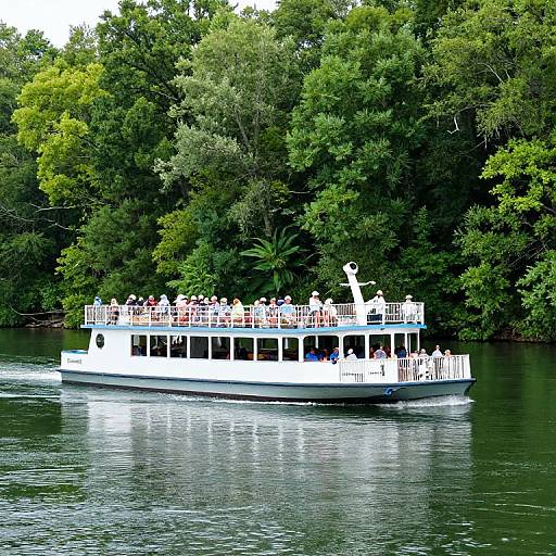 Scenic Tour Boat on Wisconsin River