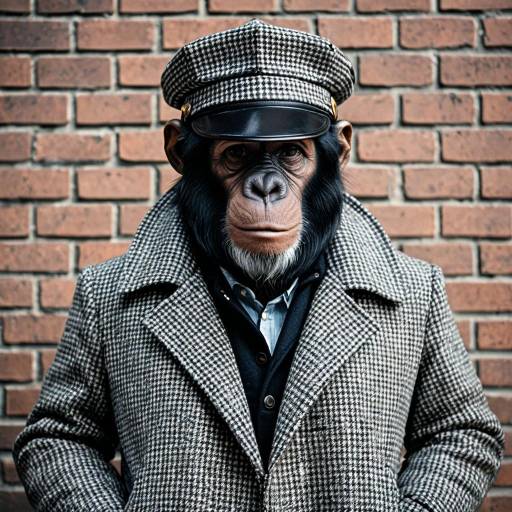 Classic Detective Chimp Cosplay Costume