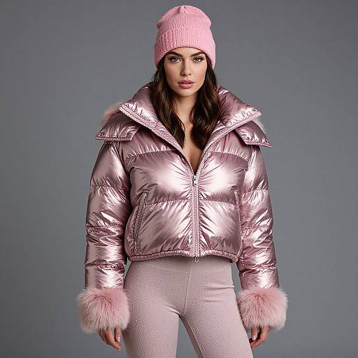 Modern Winter Chic Woman Outfit