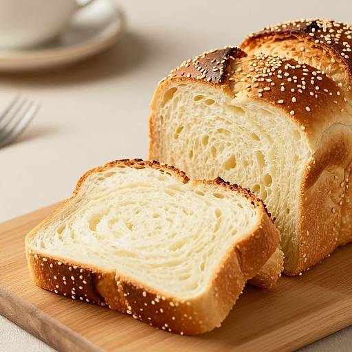 Golden Brown Seeded Bread Slices