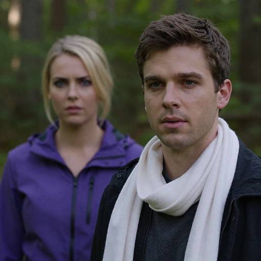 Intimate Portrait in a Sunlit Forest