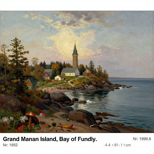 Enhanced Grand Manan Island Landscape